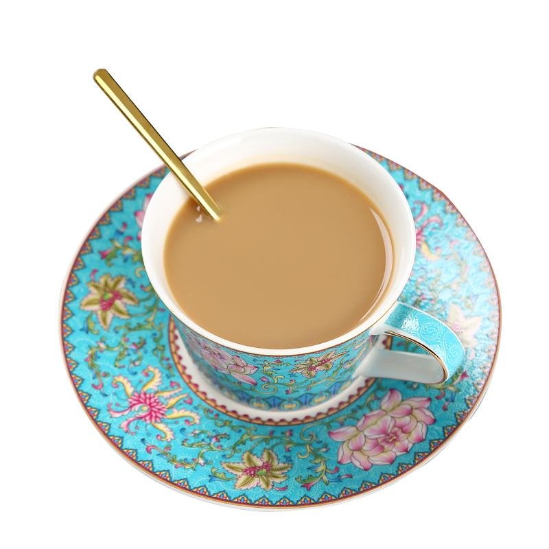 Bone China Ceramics Tea Coffee Cup Set European Portable Reusable Coffee Cup Travel Tazas De Cafe Kitchen Supplies OO5BD